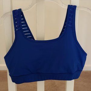 PEACH Royal Blue Sports Bra Size L